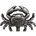 thumbnail image 3 of Handcrafted Model Ships G-54-725-silver 5 in. Rustic Cast Iron Wall Mounted Crab Hook, Silver, 3 of 3