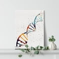 thumbnail image 5 of Watercolor DNA Science Art Canvas Painting Abstract DNA Single Helix Prints Art for Home Living Room Wall Decor Framed Genetics Artwork Gifts(12x15 Inch), 5 of 5