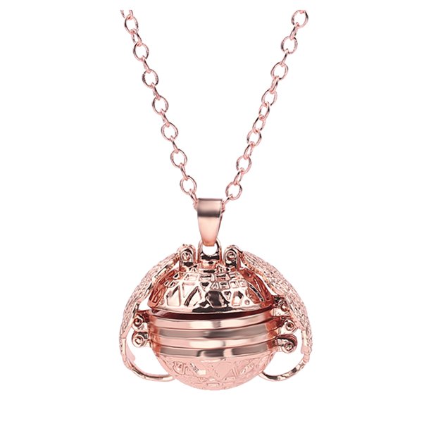 Collar para mujer, joyería para mujer, collar retráctil con forma de ala y foto, collar con proyección de regalo.