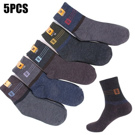 

5 Pairs/Set Men Ankle Socks Autumn Winter Home Man Casual Crew Sock