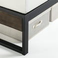thumbnail image 5 of Zinus Suzanne 44" Bamboo and Metal Platform Bed Frame with Headboard, Grey Wash, Twin, 5 of 12