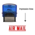 thumbnail image 1 of eloria Air Mail Self Inking Rubber Stamp Business Custom Stamp Office Stationary, Color: Red Ink, 1 of 1