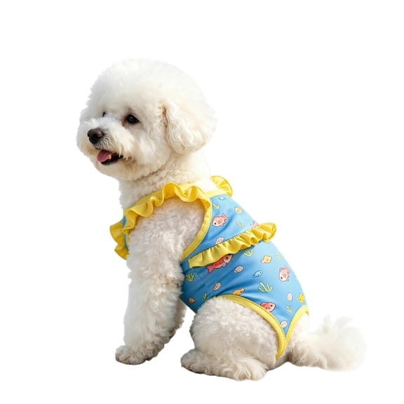 Bikini Swimsuit for Small to Medium Dogs and Cats, Lightweight Breathable Design, for Beach and Pool Summer Fun