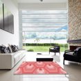 thumbnail image 7 of Ahgly Company Machine Washable Indoor Rectangle Transitional Light Coral Pink Area Rugs, 7' x 9', 7 of 7