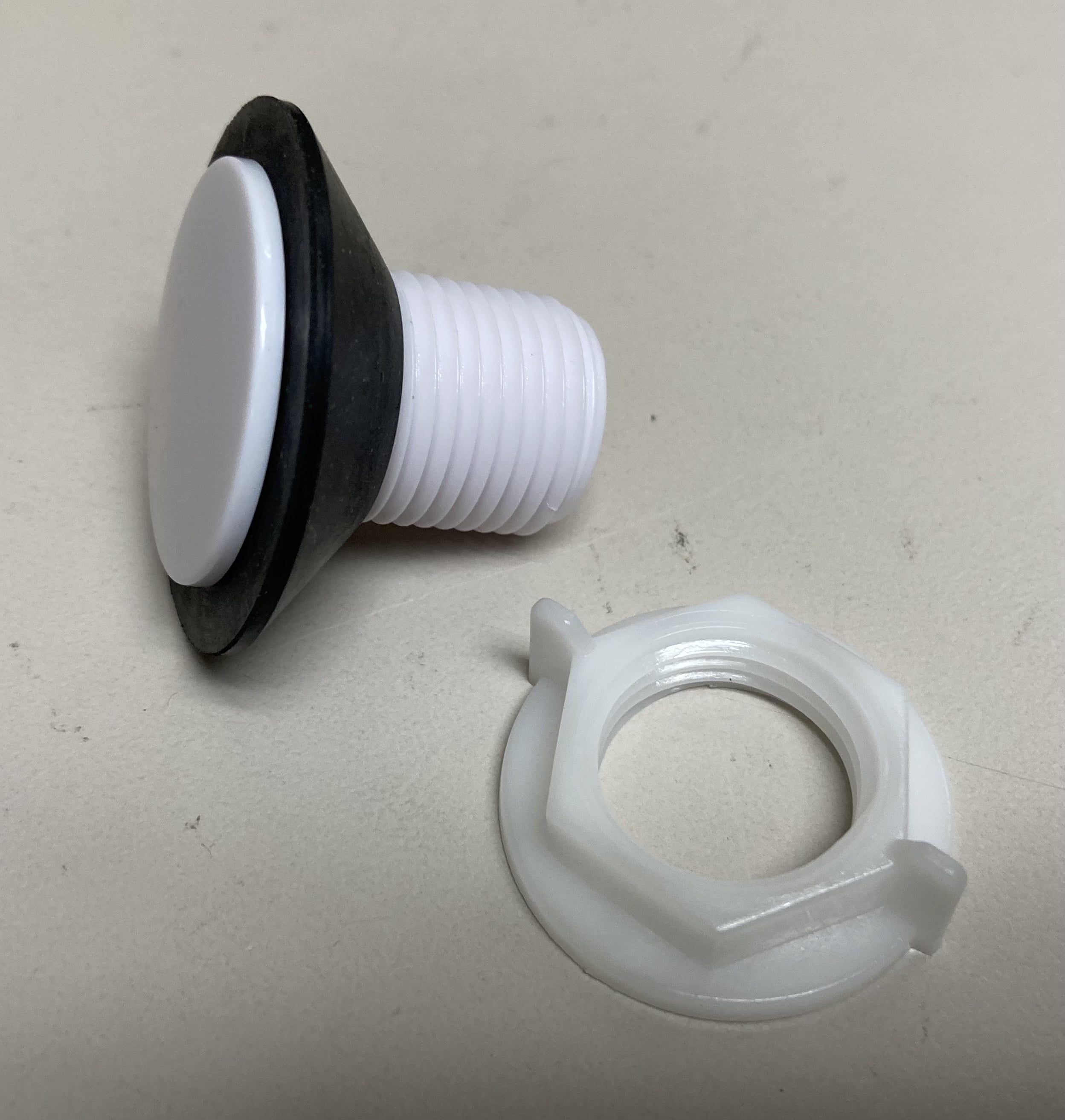 1/2 inch Hole Plug Threaded Rubber Grommet Seal, Seal a hole, All water