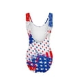 thumbnail image 4 of 50% off Bathing Suit for Women 4th Of July ZHUGeLI Women's Sexy One-piece Bikini Lace Up Independence Day Printed Swimsuit Long Skirt Two-piece Sets Swimwear American Flag Patriotic Outfits, 4 of 5