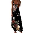 thumbnail image 2 of Qiopertar Robe d'Été Imprimée Décontractée Sans Manches Col en V pour Femmes en Solde Livraison Gratuite à Moins de 5$ jusqu'à 90 % de Réduction, 2 of 5