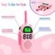thumbnail image 3 of Walkie Talkies para niños, paquete de 2 walkie talkies recargables para niños, 5 millas de largo alcance, 22 canales, radio de 2 vías, juguete para niños de 3 a 12 años de edad, niños y niñas TUNC Sencillez, 3 of 5