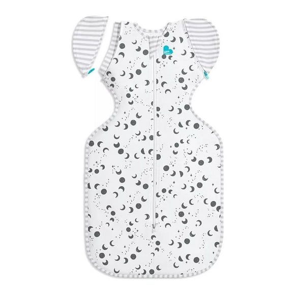 Love To Dream Sac de Transition Emmaillotage Bambou 1.0 TOG - Paysage de Lune Blanc (Moyen, 13-18.5 lbs)