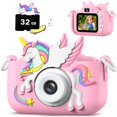 thumbnail image 1 of Cámara Cimizi mejorada para niños con funda protectora, tarjeta SD de 32 GB, 1 of 8