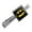 Silver, variant on Batman Classic Bat Shield Logo Square Tie Bar Clip Clasp Tack- Silver or Gold