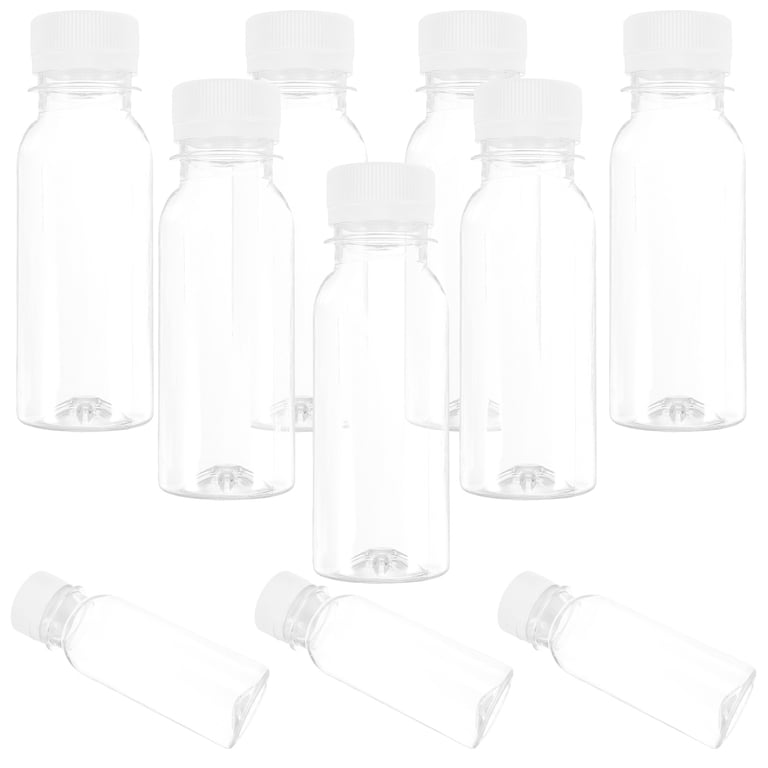100ml Juice Bottles, 10Pcs Reusable with Caps