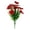 Red, variant on Outdoor Artificial Flowers 7 Stem Pansy & Violet Bouquet, Lifelike UV-Resistant Plastic Plants for Patio, Balcony & Garden Decor, No-Watering Year-Round Color for Outdoor Home Decoration, Multicolor