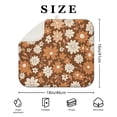 thumbnail image 4 of Foldable Microfiber Dish Drying Pad with Daisy Print for Kitchen Counter Absorbent Floral Rack Mat Spring Summer 16x18 Inch, 4 of 7