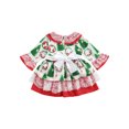 thumbnail image 4 of FOCUSNORM Robe Superposée pour Filles, une-Pièce à Manches Longues à Col Rond avec Imprimé du Père Noël, 4 of 8