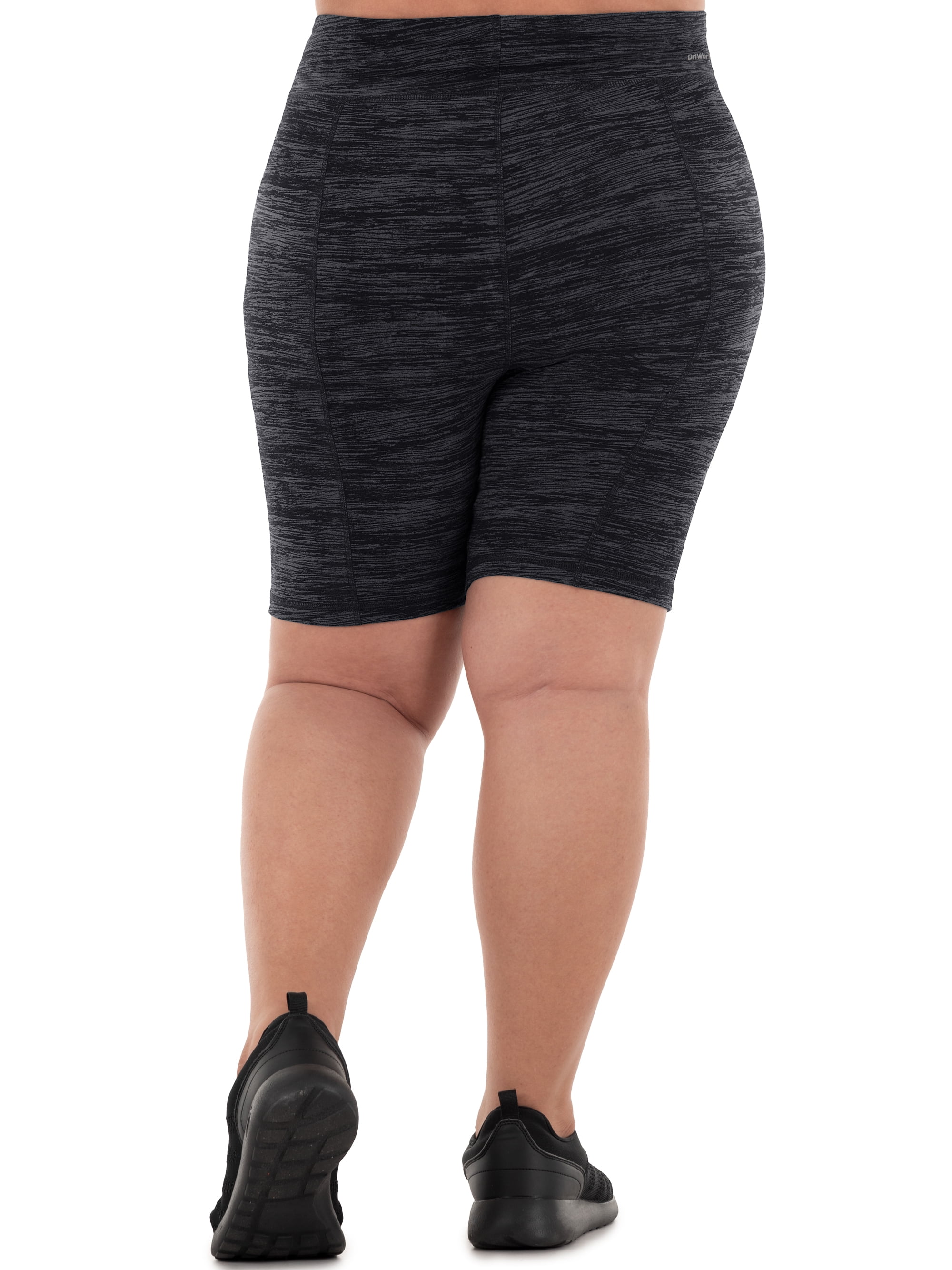 Athletic Works Women's Plus Printed Core Active Bike Short