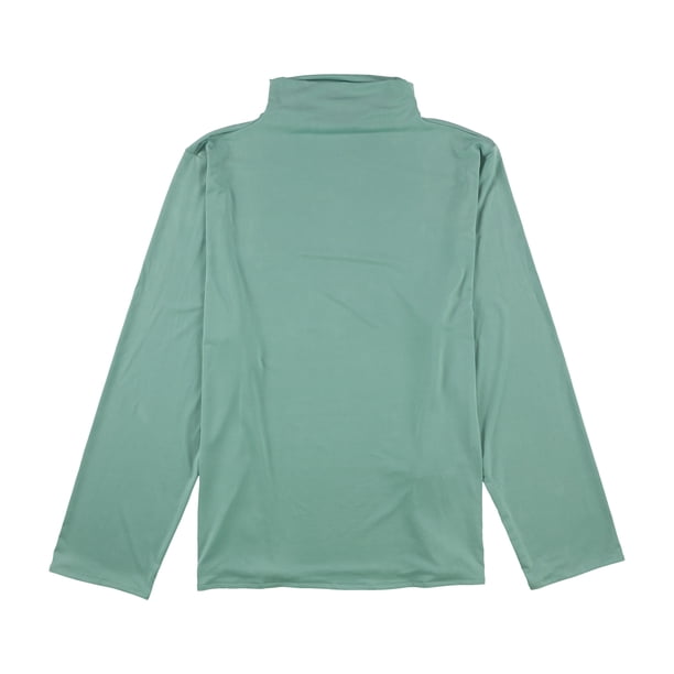 Blusa con cuello de embudo Alfani para mujer color verde mediano