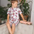 thumbnail image 4 of Fotbe Purple Mushroom Pijama Estampada de 2 Piezas para Niños – Ropa de Dormir de Manga Corta Cómoda para Niños y Niñas, Camiseta y Shorts de Algodón-XX-Large, 4 of 6
