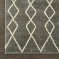thumbnail image 4 of Nourison Geometric Shag Tribal Silver 7'10" x 9'10" Area Rug, (8x10), 4 of 9