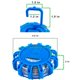 thumbnail image 5 of Ofertas especiales de 5 estrellas: Bengalas de seguridad LED, 4 unidades rojas, kits de emergencia en carretera, 5 of 8