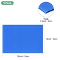 thumbnail image 3 of Uxcell Paquete de 5 Hojas de Plástico Corrugado, 22 Pulgadas x 14 Pulgadas Cartelera en Blanco Impermeable para Señales de Jardín [Grosor de 5 mm, Azul], 3 of 7