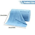 thumbnail image 3 of 1 Pack 20 Pcs Microfiber Cleaning Cloth Roll - Reusable Paper Towels Tear Away, Microfiber Towels for Cars, Super Absorbent Lint Free Cleaning Rags for House, Kitchen, Window, 9.84 Inch, Blue, 3 of 7