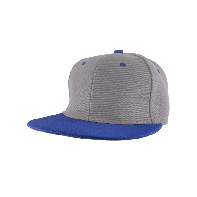 Top Headwear Casquette Snapback Ajustable - Gris/royal