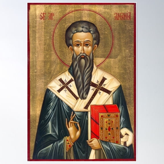 Orthodox Icon - Saint Poster Wall Art, Modern Wall Decor For Living Room Bedroom, 24x36 UNFRAMED