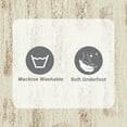 thumbnail image 2 of hometrends Tan Limestone Hi Low Tufted 2 Piece Bath Rug Set, 2 of 5