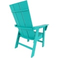 thumbnail image 3 of Shoreside Modern Curveback Adirondack Plastic Dining Chair, 3 of 9