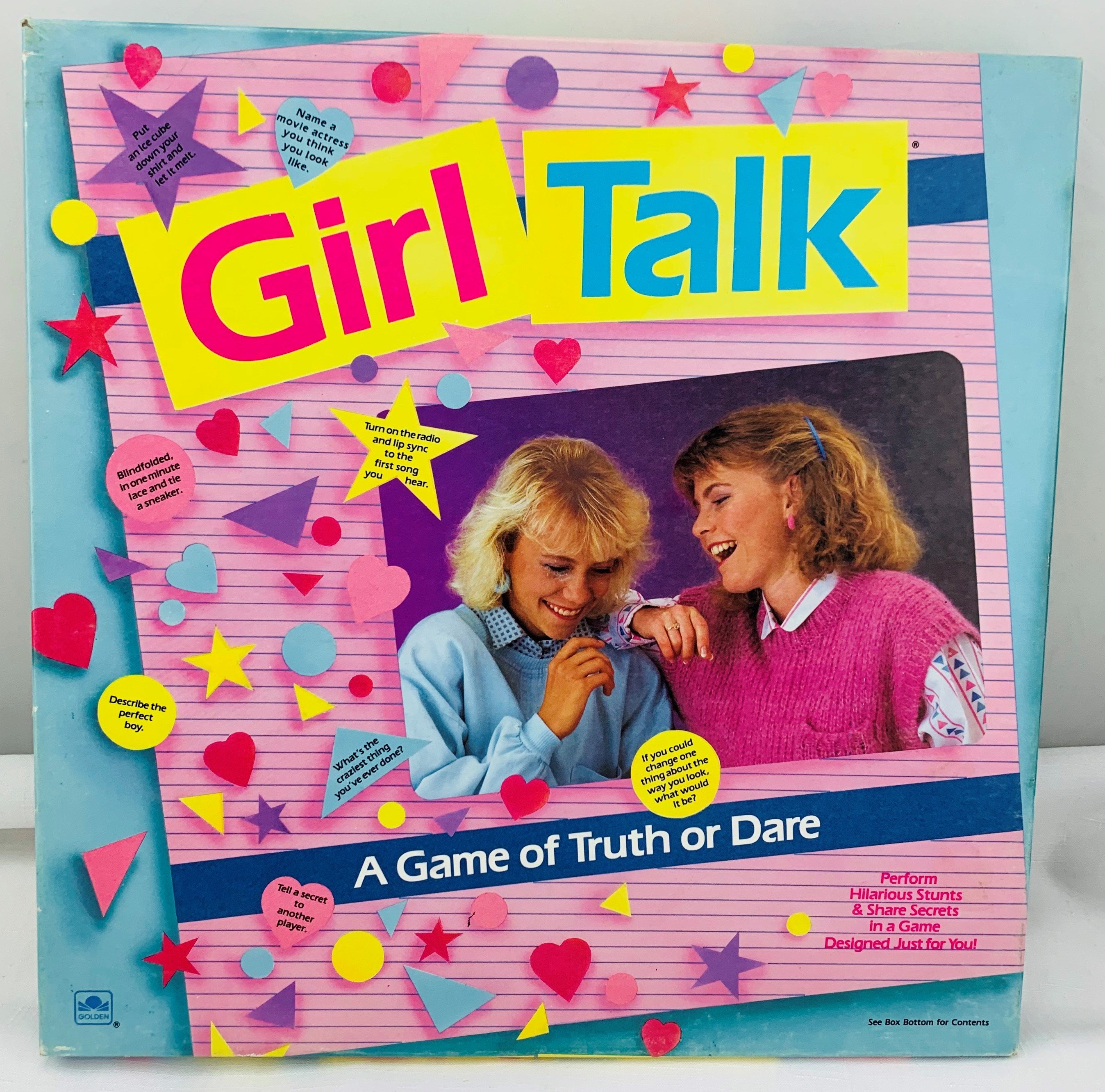 1988 Girl Talk Game by Golden Complete in Great Condition FREE SHIPPING 
