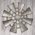 thumbnail image 3 of Kruenpeeper Creek CWI Gifts Galvanized Metal Hanging Windmill, 7", Multi, 3 of 4