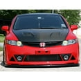 thumbnail image 3 of Ikon Motorsports Compatible with 06-11 Honda Civic MU RR Style Front Bumper Cover Painted Taffeta White, 3 of 7