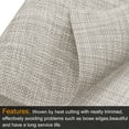 thumbnail image 5 of Uxcell Place Mats, 450x300mm Table Mats Pack of 2 Washable Woven Placemat Beige, 5 of 6