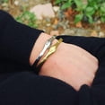 thumbnail image 3 of Pulsera De Apretón De Manos De Acero De Titanio, Brazalete Abierto Vintage, Regalo Para Mujeres Y Hombres Speravity AP005498-00, 3 of 6