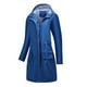 thumbnail image 4 of Abrigos de Invierno Para Mujer Chaqueta de Lluvia Sólida Chaquetas Al Aire Libre Impermeable Con Capucha Impermeable A Prueba de Viento Odeerbi ODB173226, 4 of 5