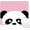 Light Pink Kawaii Panda, variant on Light Pink Kawaii Panda Mouse Pad, Cute Animal Mouse Pad, Personalized Rectangle Non-Slip Rubber Customized Computer Mousepad, 9.5 inch x7.9 inch
