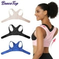 thumbnail image 2 of Adjustable Posture Corrector Breathable Upper Back Brace Back Support Straightener for Neck Shoulder Clavicle Lumbar Pain Relief Pink XL, 2 of 6
