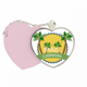 thumbnail image 1 of celebrar Brasil Carnaval Bolsa de viaje Mirror maquillaje corazón rosa, 1 of 4