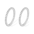thumbnail image 4 of Posh Tech 2-Pack Sterling Silver Smart Ring Stack (Size 6), 4 of 4