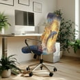 thumbnail image 3 of HELLHERO Dolphin Print Rotating Chair Slipcover, Computer Chair Cover Dustproof, Anti Scratch Elastic Office Chairs Cover, Easy Install, 3 of 7