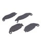 thumbnail image 4 of 4pcs Motorcycle Front Rear Brake Pad Replacement Parts Compatible for Vento Screamer 250cc Models, 4 of 12