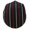 thumbnail image 2 of Chef Hat Cooker Cap Waiter Baker Head Wrap for Adults Kitchen Kitchen Cooking Restaurant Work Hat Red Stripe, 2 of 9