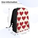 thumbnail image 4 of Disketp Love Mochila Unisex de Apertura Lateral Completa, Mochila para Laptop para Escuela, Trabajo y Viajes, 4 of 8