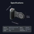 thumbnail image 6 of TELESIN Master Grip Kit Magnetic Phone Camera Grip 3200mAh for iPhone 17 Pro Max /iPhone 17 Pro, 6 of 11