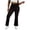 *3-Black, variant on VBVC Women's Denim-Look Flare Sweatpants,Breathable Wide Leg Trousers For Women,Vintage Bootcut Pants with No Pockets or No Button,Black,S-2XL