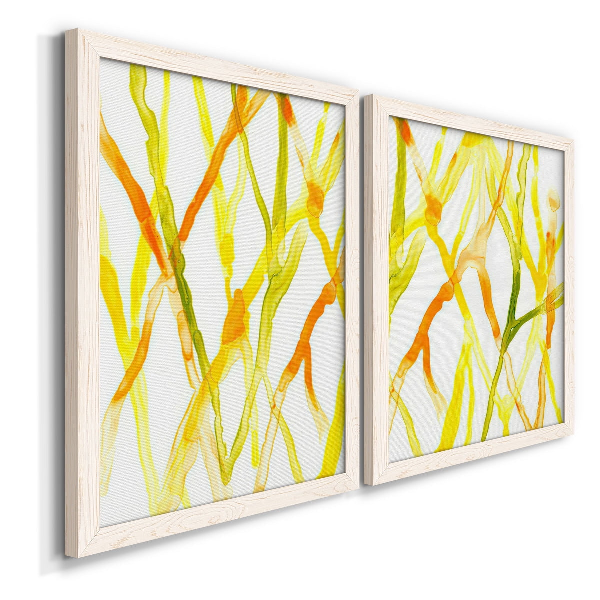 Runnel III - Premium Framed Canvas 2 Piece Set - Ready to Hang
