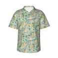 thumbnail image 2 of Xecao Rabbit And Chick print Hawaiian shirt - a stylish short-sleeve button-down for men, perfect for casual beach and tropical outings., 2 of 9