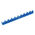 thumbnail image 1 of Unique Bargains 16mm 10 Slots PPR U Shaped Pipe Clamps Tube Clips Blue 8Pack, 1 of 4