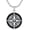 Style C01, variant on 925 Sterling Silver Compass Necklace for Men, w/Stainless Steel Chain 22+2 Inch